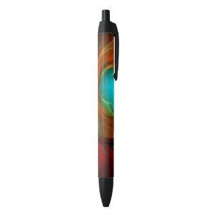 Blue Eye Modern Abstract Fine Art Cool Pattern #16 Zwarte Inkt Pen