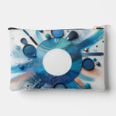 Blue Eye Shadow Make-up Design Accessoirezak Etui (Achterkant)