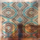 Blue Eye Shibori Tie Dye Rustin Pattern Raamsticker (Vel 2)
