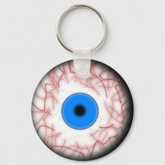 Blue Eyeball Sleutelhanger (Voorkant)