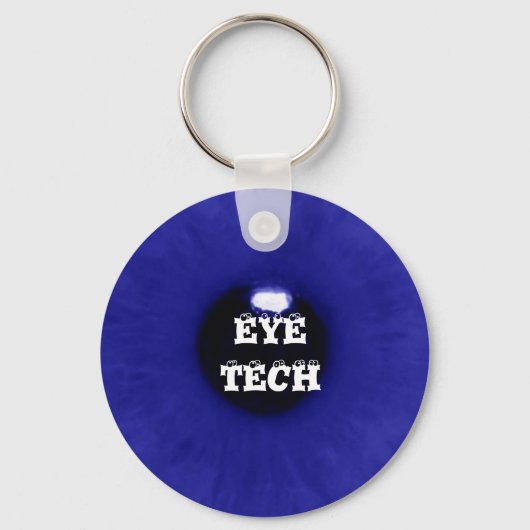 Blue Eyeball Sleutelhanger (Voorkant)