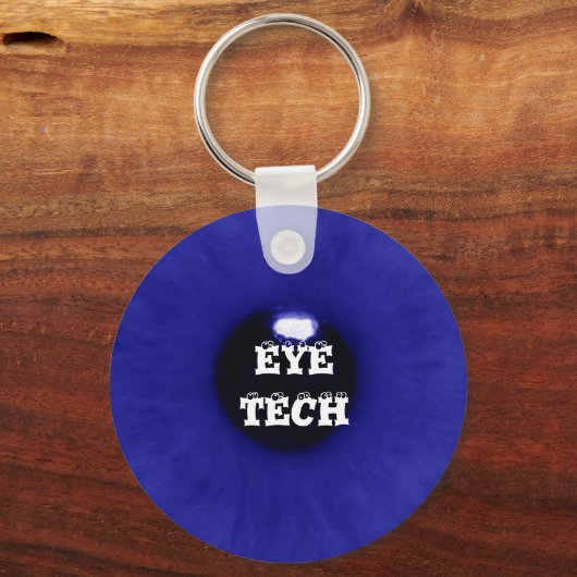 Blue Eyeball Sleutelhanger (Voorkant)
