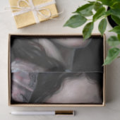 Blue Eyed Beauty in Bonnet Decoupage Tissuepapier (Geschenk)