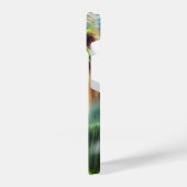 Blue Eyed Bigfoot in the Mountains iPhone Hoesje (Linkerkant)