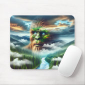 Blue Eyed Bigfoot in the Mountains Muismat (Met muis)