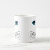 Blue Eyed Cat Coffee Mok (Center)