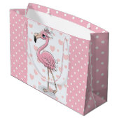 Blue Eyed Flamingo Groot Cadeauzakje (Achterkant Gekanteld)