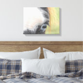 Blue Eyed Horse Canvas Afdruk (Insitu (Slaapkamer))
