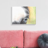 Blue Eyed Horse Canvas Afdruk (Insitu (Woonkamer))