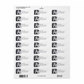 Blue Eyed Husky Mailing Labels (Full Sheet)