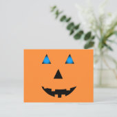 Blue Eyed Jack-O-Lantern Briefkaart (Staand voorkant)