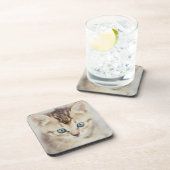 Blue Eyed Kat Bier Onderzetter (Rechterzijde)