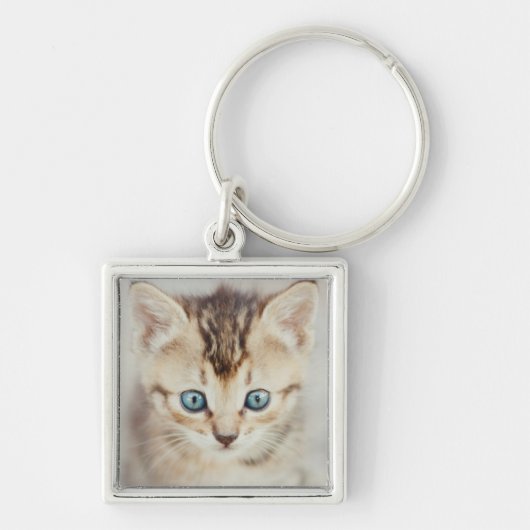Blue Eyed Kat Sleutelhanger (Voorkant)