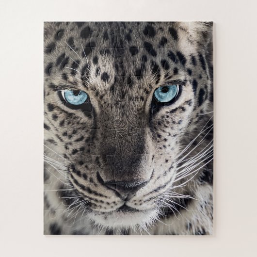 Blue Eyed Leopard Photography Art Legpuzzel (Verticaal)
