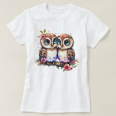Blue Eyed Ownership on Floral Branch Graphic T-shirt (Design voorkant)
