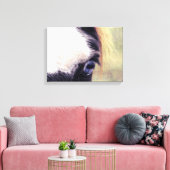 Blue Eyed Paint Horse Canvas Afdruk (Insitu (Woonkamer))