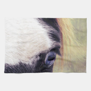 Blue Eyed Paint Horse Theedoek