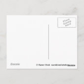 Blue Eyed Polar Beer Winter briefkaart (Achterkant)