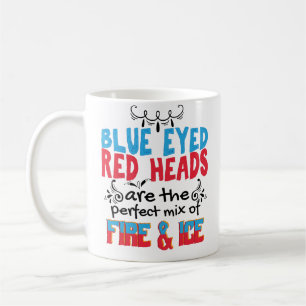 Blue Eyed Redhead Funny Coffee Mok Gifts