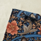 Blue Eyed Siamese kat William Morris geïnspireerd Strandlaken (In situ)