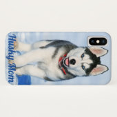 Blue Eyed Siberische Husky - Husky Mom I Phone Cas Case-Mate iPhone Case (Achterkant (horizontaal))