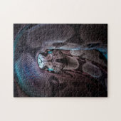 Blue-Eyed Snake Jigzaag Puzzle Legpuzzel (Horizontaal)