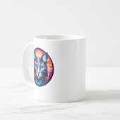 Blue-Eyed Sunrise Cat Coffee Mug Koffiemok (Voorkant links)