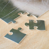 Blue Eyed Tabby Cat Jigzaag Puzzle Legpuzzel (Zijkant)