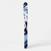 Blue eyed White Tiger Ai Art iPhone Hoesje (Linkerkant)