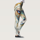 Blue Eyed Wolf Dream Catcher Leggings (Rechts)