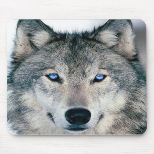 Blue Eyed Wolf Muismat (Voorkant)
