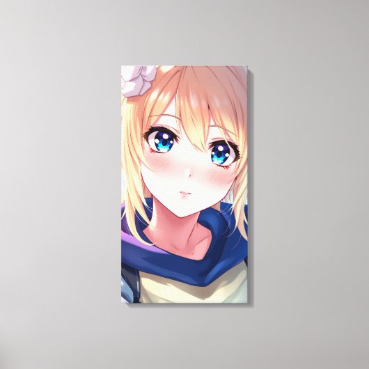 Blue Eyes 2 Canvas Afdruk (Voorkant)