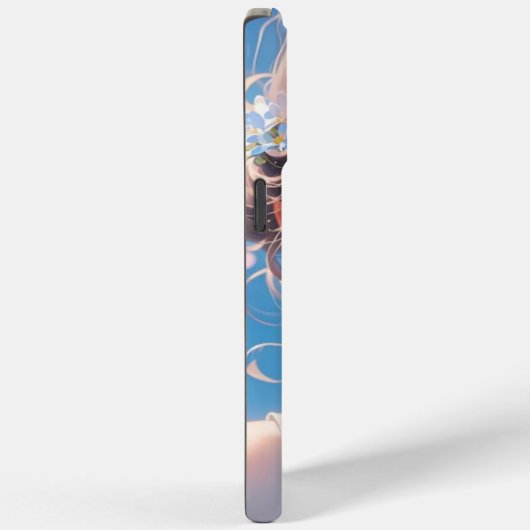 Blue Eyes Anime Girl Case-Mate iPhone Case (Achterkant / Rechts)