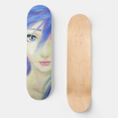 Blue Eyes-bericht Persoonlijk Skateboard (Voorkant)