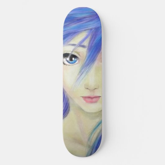 Blue Eyes-bericht Persoonlijk Skateboard (Voorkant)