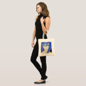 Blue Eyes-bericht Tote Bag (Voorkant (model))