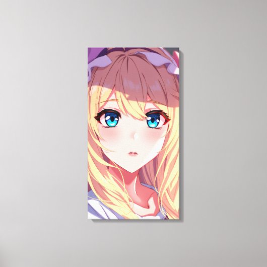 Blue Eyes  Canvas Afdruk (Voorkant)