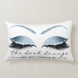 Blue Eyes Glitter Makeup Lashes Beauty Studio Kussen