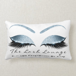 Blue Eyes Glitter Makeup Lashes Beauty Studio Kussen