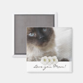 Blue Eye's Kat, hou van je mam! Magneet (Voorkant / Achterkant)