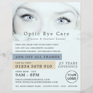 Blue Eyes, Opticien, Technisch Praktijkbegeleider Flyer