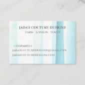 Blue Fabric designer mode couture visitekaartje (Voorkant)