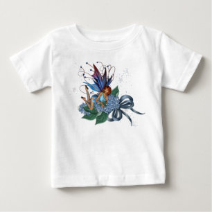 Blue Fae on Blue Flowers Design 1