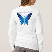 Blue Faery women's slogan long-sleeve t-shirt (Achterkant)