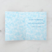 Blue Fairy 7th Birthday Kaart (Binnen)