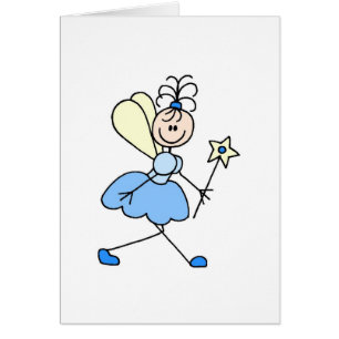 Blue Fairy Angel-kaart