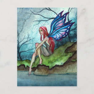 Blue Fairy Briefkaart