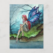Blue Fairy Briefkaart (Voorkant)