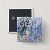 Blue Fairy Button Pin (Voorkant /achterkant)
