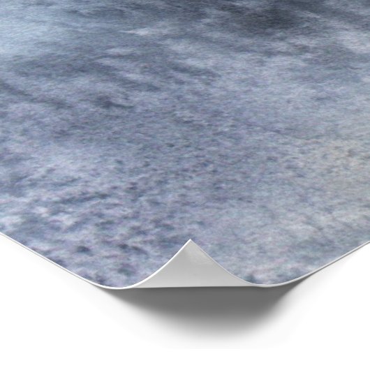 Blue Fairy Dragon Poster van Molly Harrison (Hoek)